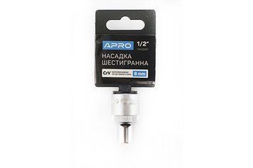 Головка торцева 1/2" 8 мм APRO 252708 фото