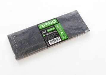 Сіітка абразивна 105&times;280мм Р080 APRO (10шт) 828078 фото