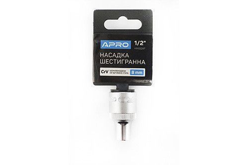 Головка торцева 1/2" 8 мм APRO 252708 фото