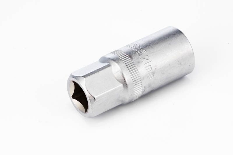 Насадка свічкова 1/2" 21 мм СИЛА CrV 252736 фото