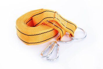 Трос буксирувальний 2 тонни 4,5м*50мм (карабін) 284011 фото