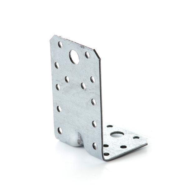 Кутник універсальний з посиленим ребром 70*70*55*2,0мм оцін. (пач. 10шт.) KPW-7055 фото
