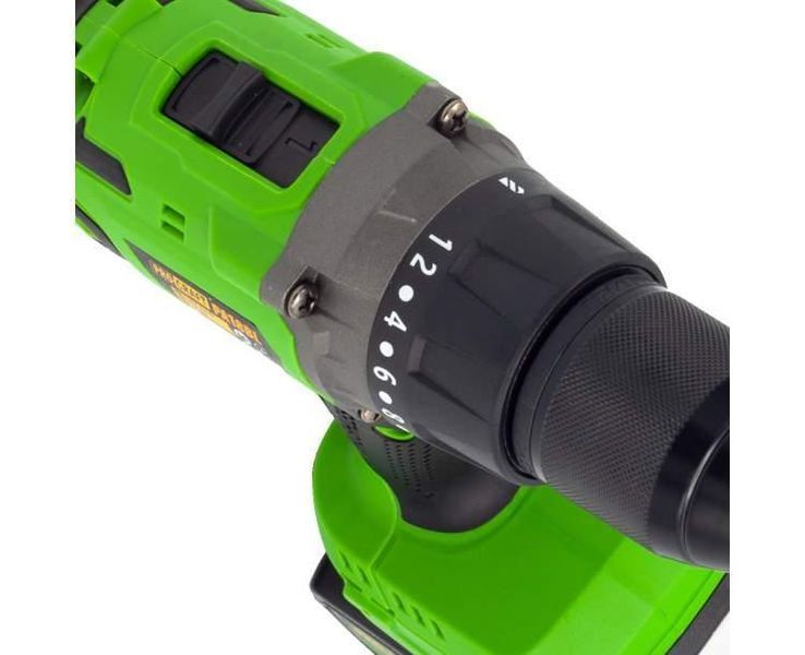 Шуруповерт акумуляторний PRO-CRAFT Industrial РА-18 BL Extra (метал. корпус редуктора) в кейсі 101801 фото
