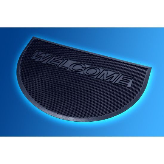Килимок побутовий гумовий 50 * 75 * 1 см ОВАЛ "WELCOM" 98715 фото