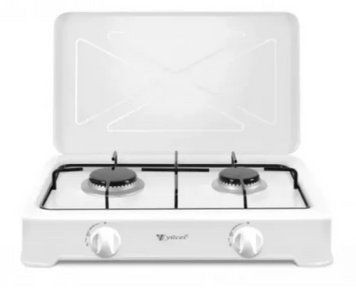 Плита газова (таганок) 2-х комфорочна YOUCEL O-200-LPG-WHITE O-200-LPG-WHITE фото