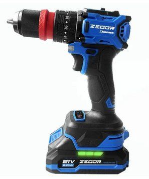 Шуруповерт акумуляторний Zegor Advanced 21V CDAX-21BLHQ (2 АКБ та ЗП) CDAX-21BLHQ фото