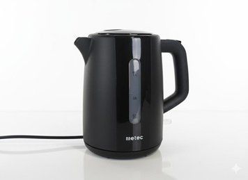 Чайник електричний пластмасовий 1,7л Metec HHB6702D, 2,2 кВт, білий з індикатором 700035 фото