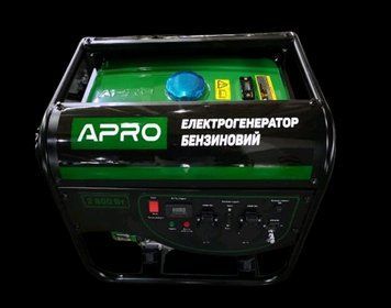 Генератор бензиновий APRO 4-х тактний 2.5/2.8 кВт (ручний запуск) 852102 фото