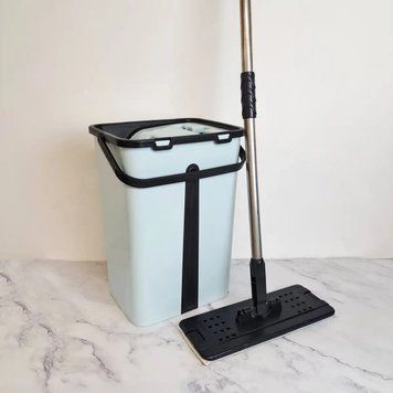 Відро Zambak Plastik 300 12 л + швабра Maxi Flat Mop мікс кольорів (1 шт/уп) 300 фото